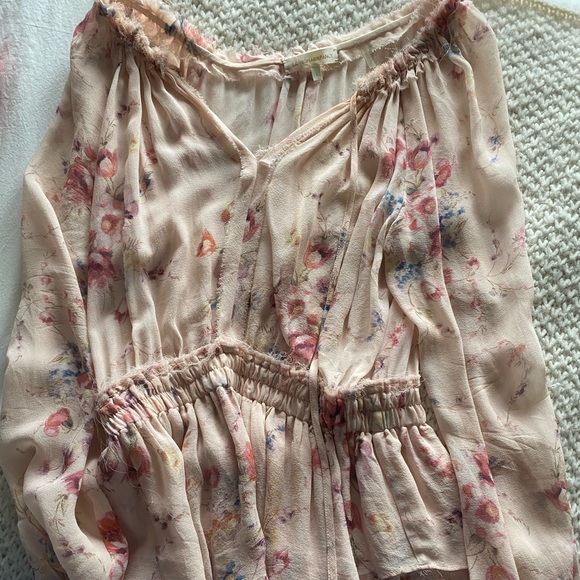 loveshackfancy pink long sleeve dress - Picture 4 of 6